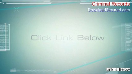Criminal Records Reviewed [Hear my Review]