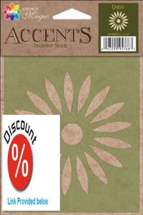 Best Deals Delta Creative Stencil Magic Accents 4x6: Daisy Review