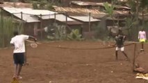 Tennis programme serves hope in Kenya slum