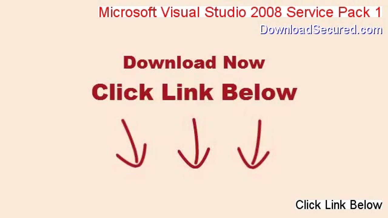 visual studio 2008 service pack 1 full download