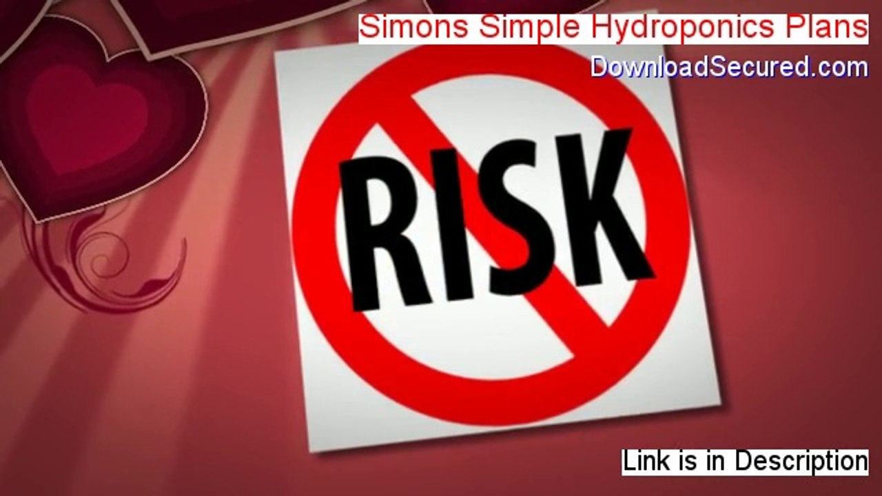 Simons Simple Hydroponics Plans Reviewed - Watch this [2014]