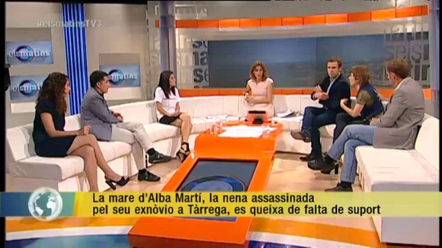 TV3 - Els Matins - La mare de l'Alba, adolescent assassinada pel seu exnòvio, es queixa de falta d