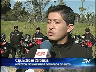 Bomberos de Quito ponen a prueba plan para mitigar incendios