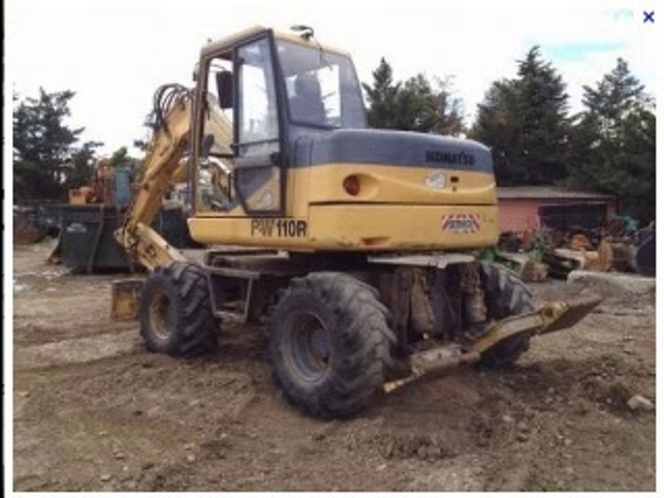 Komatsu PW110R-1 Hydraulic Excavator Service Repair Workshop Manual DOWNLOAD (SN: