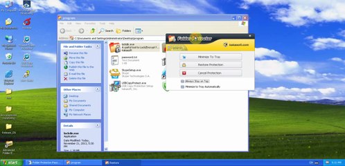 password protect folder