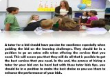 A guide when hiring best tutor for kids