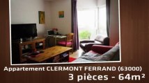 A vendre - Appartement - CLERMONT FERRAND (63000) - 3 pièces - 64m²