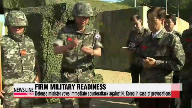 S. Korea's defense minister vows swift retaliation against N. Korea provocations