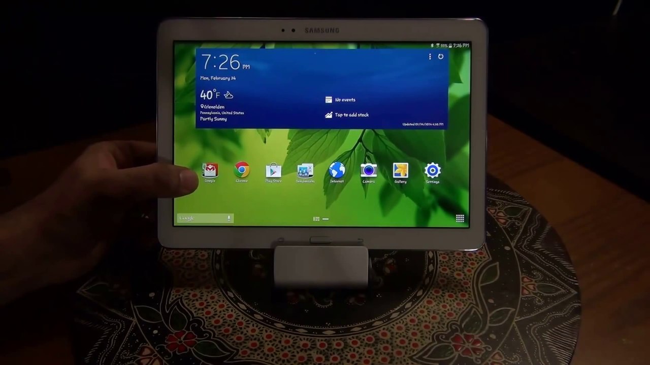 How To Customize Font Settings - Samsung Galaxy Tab Pro