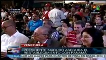 Pdte. Maduro asegura el restablecimiento de relaciones con Panamá