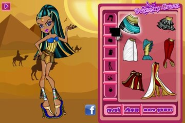 Monster High Nefera Dress Up Graze