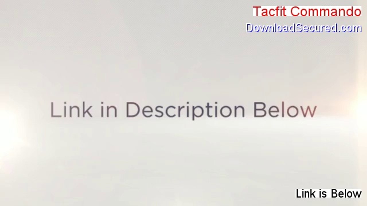 Tacfit Commando Free PDF [Download Here 2014]