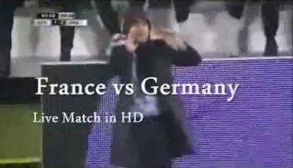 live France vs Germany football now