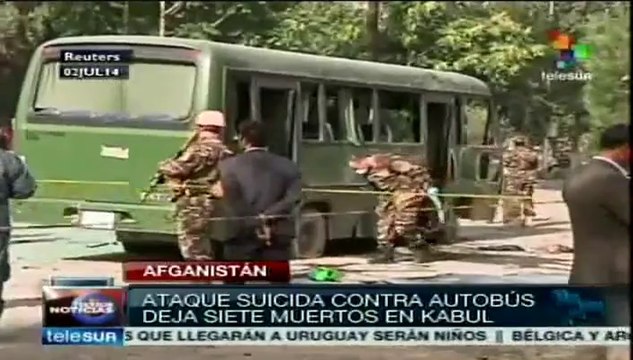 Atentado suicida en Kabul deja siete muertos y varios heridos