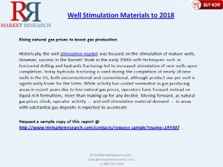Well Stimulation Materials Industry to 2018
