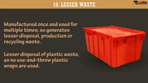 10 Benefits of Reusable Plastic Moving Containers over Cardboard Boxes