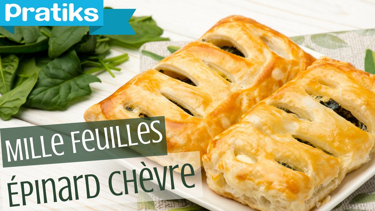 Comment faire un mille feuille d'épinard et chèvre