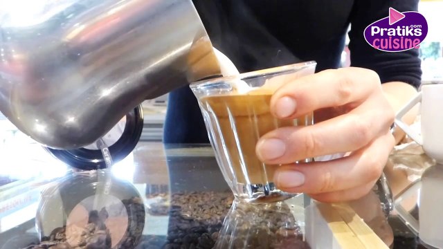 Les techniques de Barista -Comment faire un petit crème