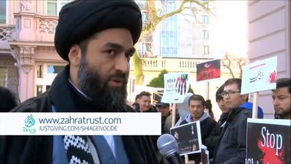 Majlis-e-Ulama Shia Europe declares a sit in outside the Pakistan Embassy 22/01/2014