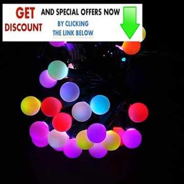Best Deals Sewell Direct Linkable Color Changing LED RGB Ball String Christmas Xmas Lights Belt Light Review