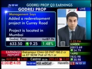 ET Now The F&O Show,Mr Pirojsha Godrej MD & CEO,30th jan
