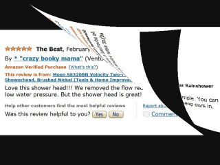 best rain shower head