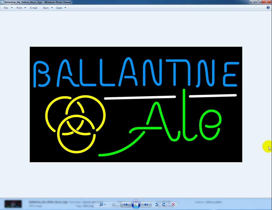 Ballantine Beer Neon Signs lights | Ballantine Neon Signs lights