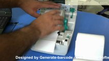 How to print barcode labels by using thermal printer.