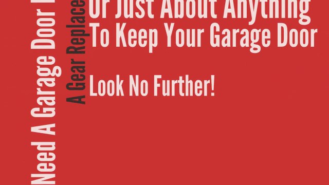 Looking For Garage Door Repair and Service New Windsor MD?