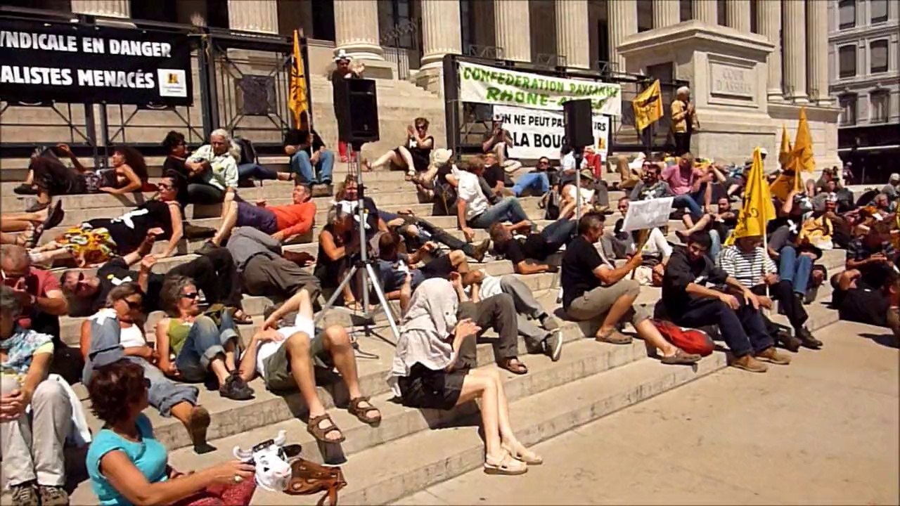 Nos silences, c'est quand on veut ! Procès des 1000 vaches. Lyon juillet 2014