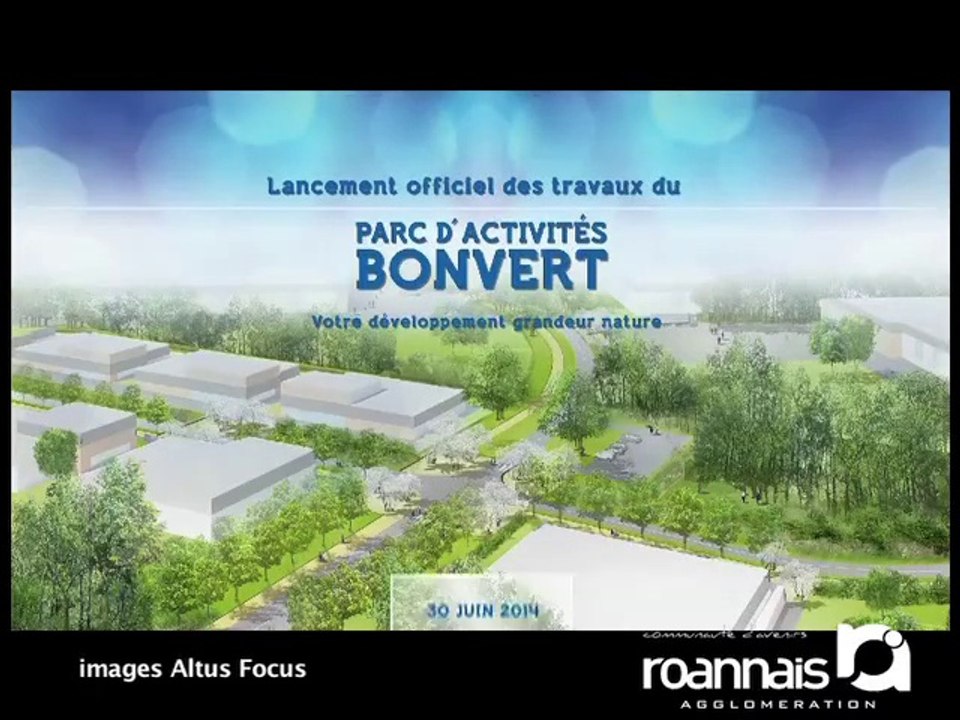 Lancement des travaux au Parc d'activités de Bonvert