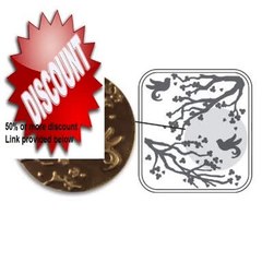 Best Deals Sizzix DecoEmboss Embossing Folder 2.725'X2.375' by Vintaj Cherry Blossom Garden Review