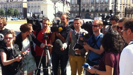 Alain Juppé, le maire de Bordeaux à Nantes