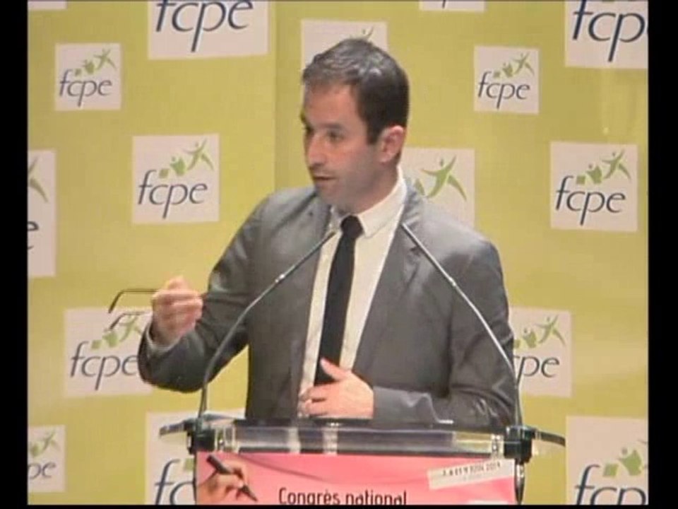[ARCHIVE] FCPE - 68e Congrès - Discours de Benoit HAMON - 7 Juin 2014