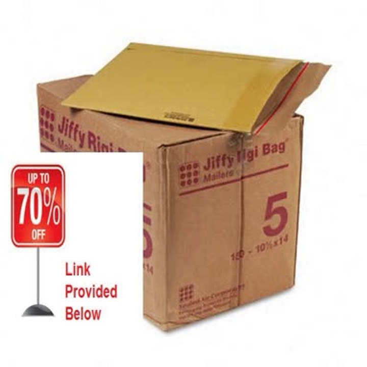 Best Deals Sealed Air Jiffy Rigi Mailers Fiberboard Size 5 10-1/2 x 14 Inches 150 per Carton Kraft (SEL49392) Review