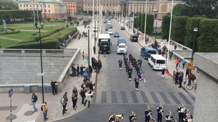 Changing of the Guard in Stockholm - Military Band