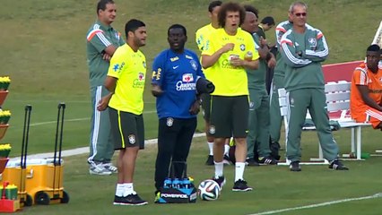 Brasil 2014 - David Luiz, el bromista