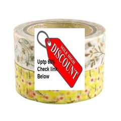 Best Deals Burst of Autumn Japanese Washi Masking Tape (set of 2) 10M L x 15mm W Review