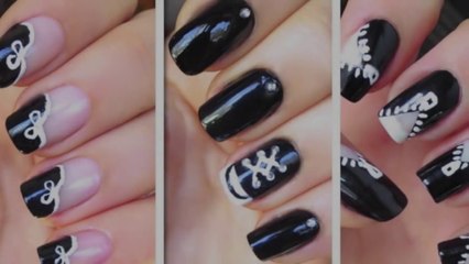 Download Video: 3 Unhas Decoradas Passo-a-Passo (Lacinho, All Star e Zipper) - 3 Easy Nail Art Desings