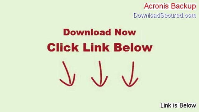 Acronis Backup & Recovery 11 Server for Windows Download Free [Legit Download]