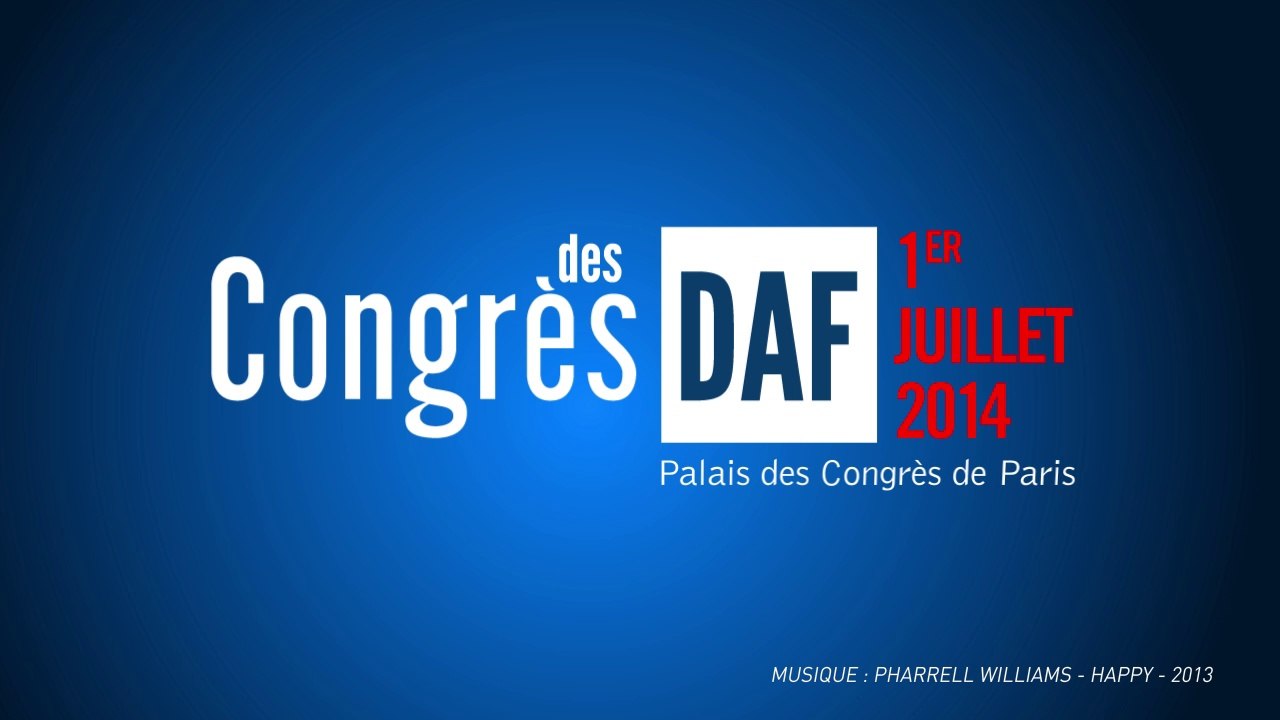 Présentation du Congrès des DAF - 2014