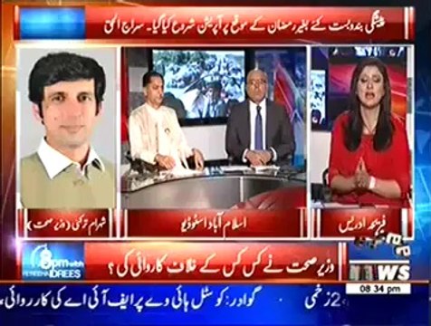 8pm with Fareeha (Banno Ki Jinnah Hospital Ki Halat Ka Zimedar Kon.. )– 2nd July 2014