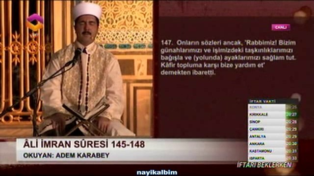 Adem karabey Ali İmran Ramazan 2014