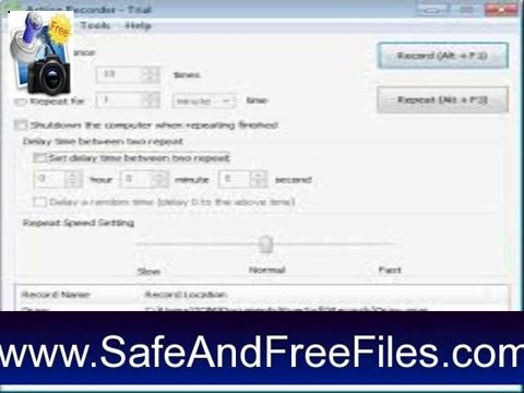 Download Action Recorder 3.1.0.8 Serial Key Generator Free