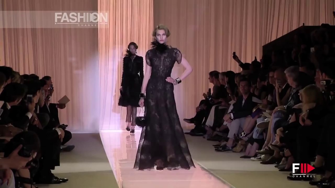 "ARMANI PRIVE'" Autumn Winter 2013 2014 Haute Couture Paris HD by Fashion Channel