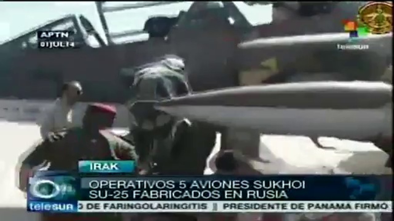 Aviones rusos que atacan a terroristas en Irak son Sukhoi SU-25