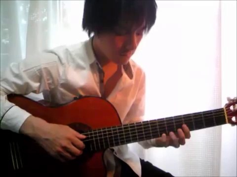 [With Guitar Tab] Fly me to the moon Acoustic solo guitar played by Tanaka Yoshinori 田中佳憲 (With Tablature) guitar arrange jazz Bossa nova タブ譜