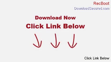RecBoot Download Free - Free of Risk Download