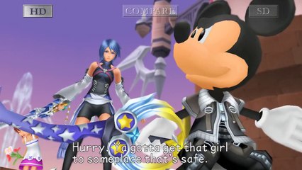 Kingdom Hearts HD 2.5 ReMIX - SD vs HD Comparison Trailer
