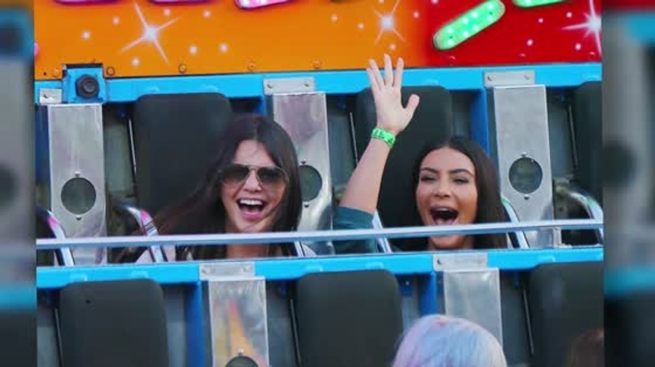 The Kardashians genießen einen Tag in Freizeitpark